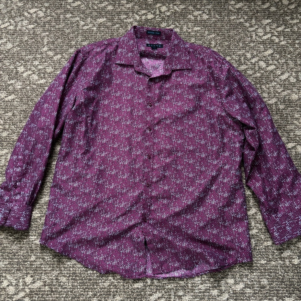 Zylos Large Psychedelic Button Down